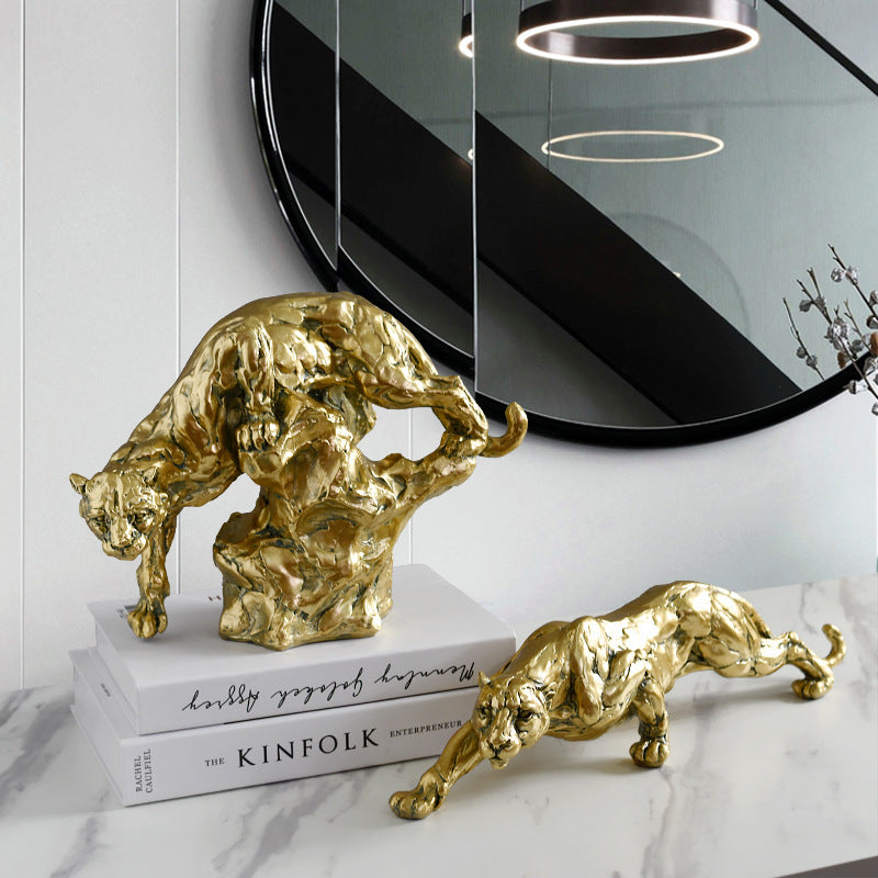 Decorative Leopard Figurine Homeandso