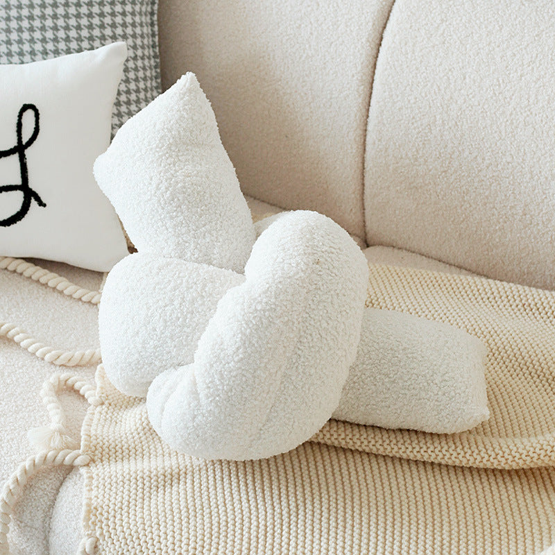 Cozy Textured Decorative Bolster Pillow