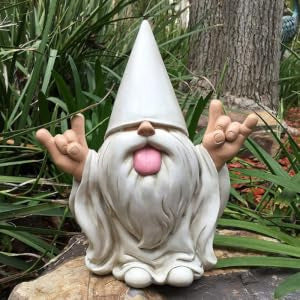 Whimsical Gesture Garden Gnome Figurine Homeandso