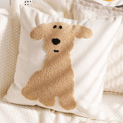 Decorative Croissant Accent Pillow