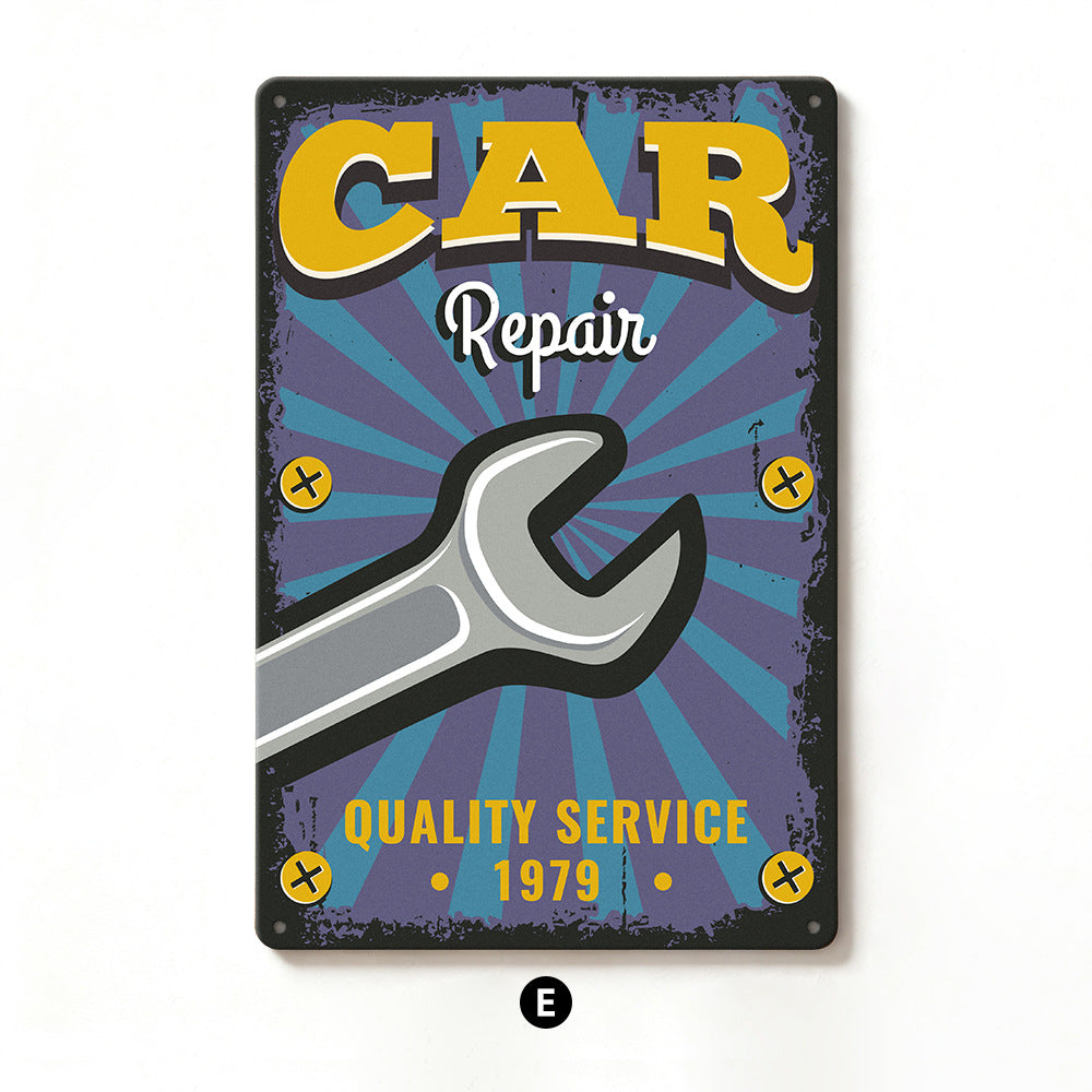 Retro Tire Service Wall Art Homeandso