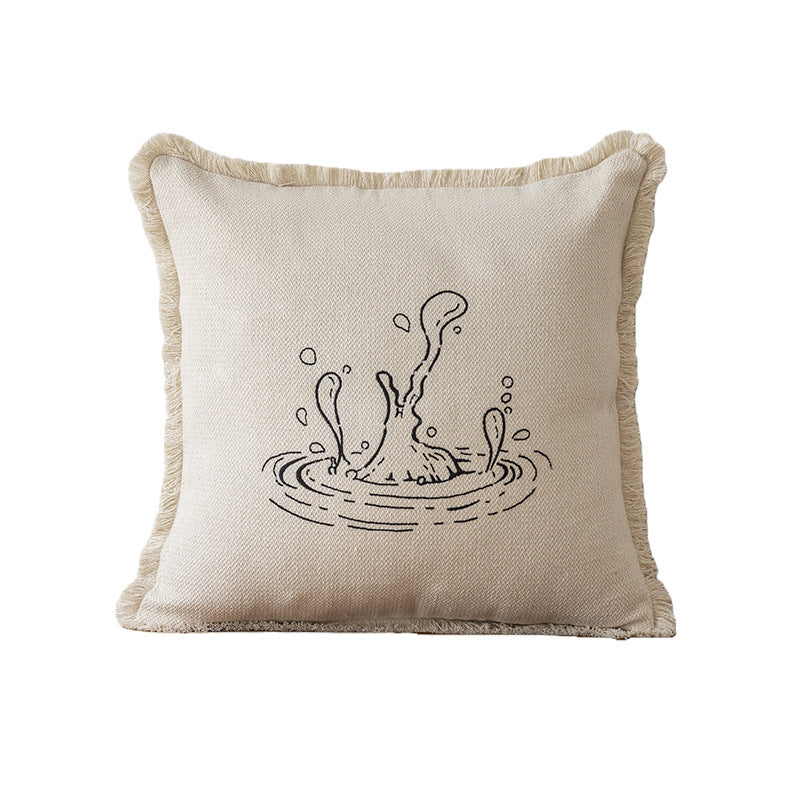 Coastal-Themed Decorative Throw Pillow