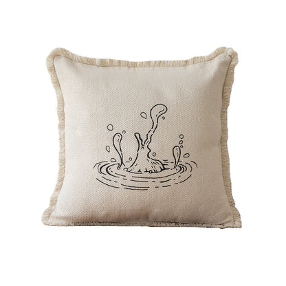Coastal-Themed Decorative Throw Pillow