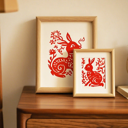 Decorative Rabbit Artwork Frame