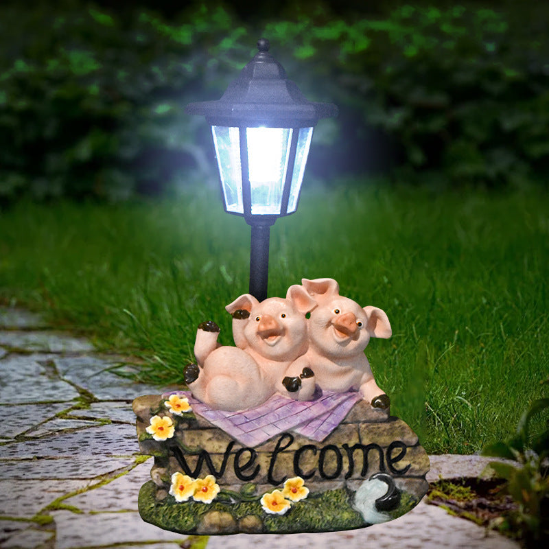 Decorative Solar Lantern Planter Homeandso