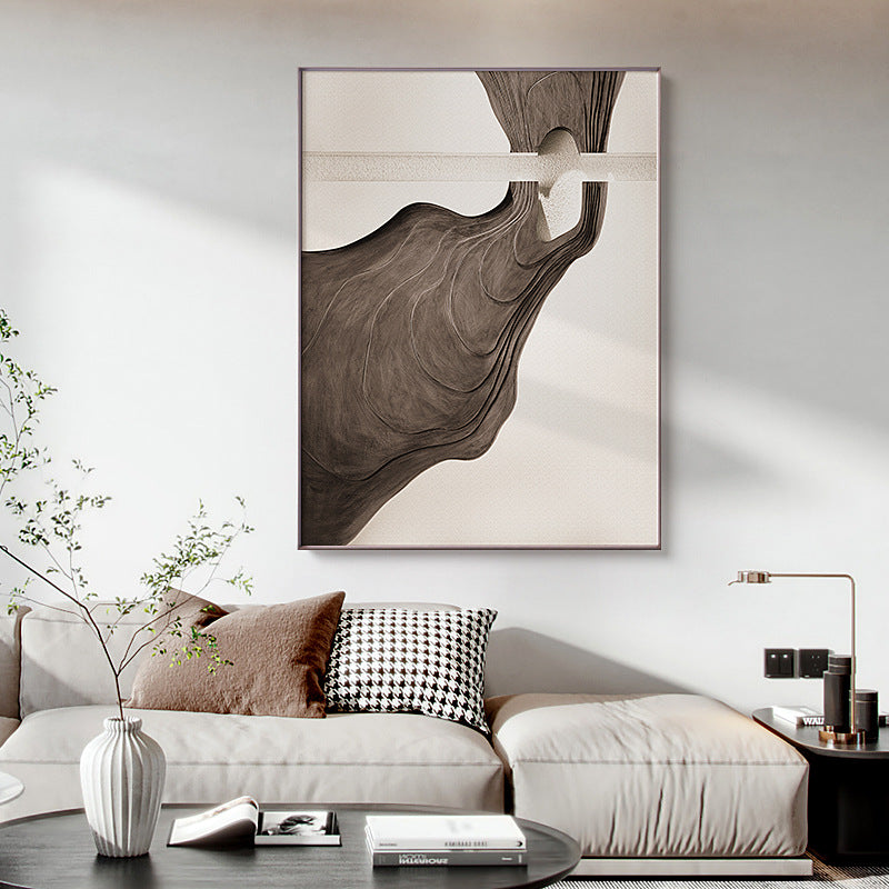 Abstract Flowing Landscape Framed Art Print Homeandso