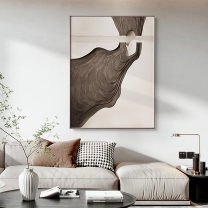 Abstract Flowing Landscape Framed Art Print Homeandso