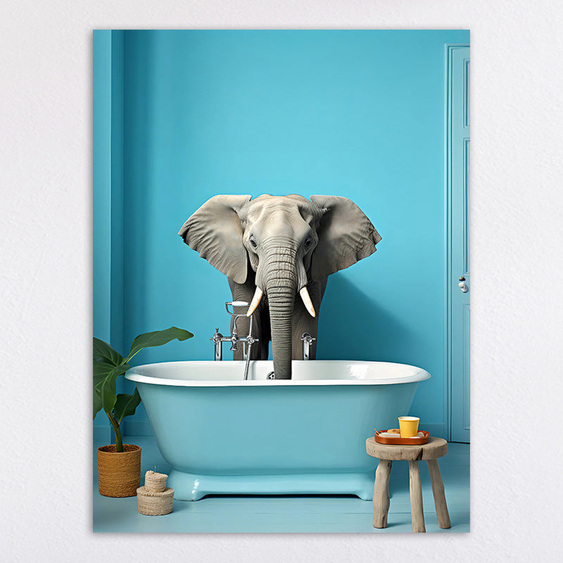 Humorous Animal-Themed Wall Art Print Homeandso