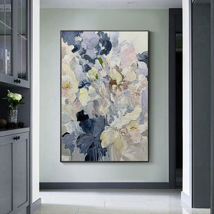 Floral Impressionist Canvas Art Print Homeandso
