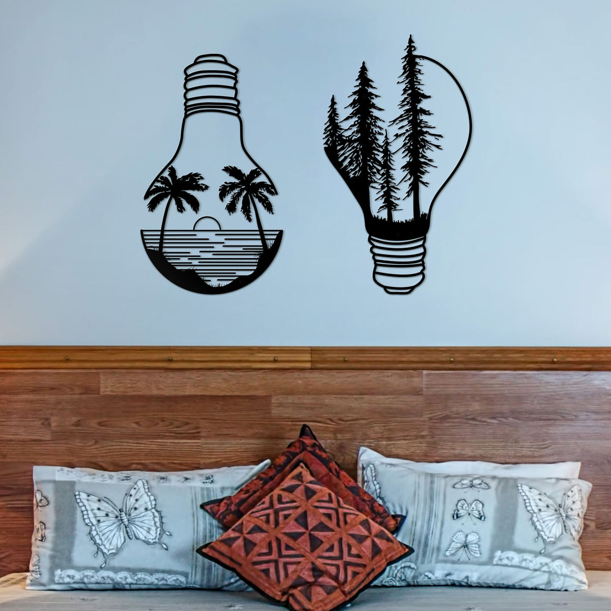 Artistic Light Bulb Wall Art Homeandso