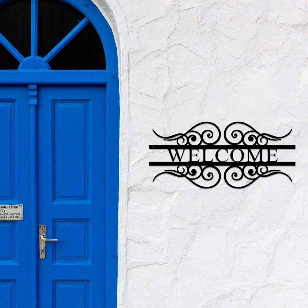 Ornate Decorative Welcome Sign Homeandso