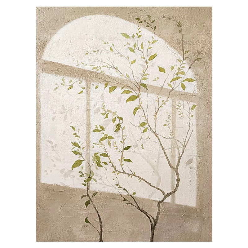 Textured Botanical Wall Canvas Art Homeandso