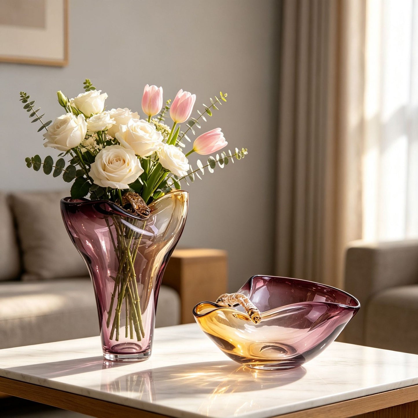 Artistic Glass Vase Homeandso