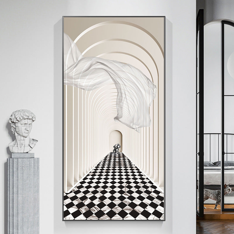 Artistic Entryway Canvas Print Homeandso