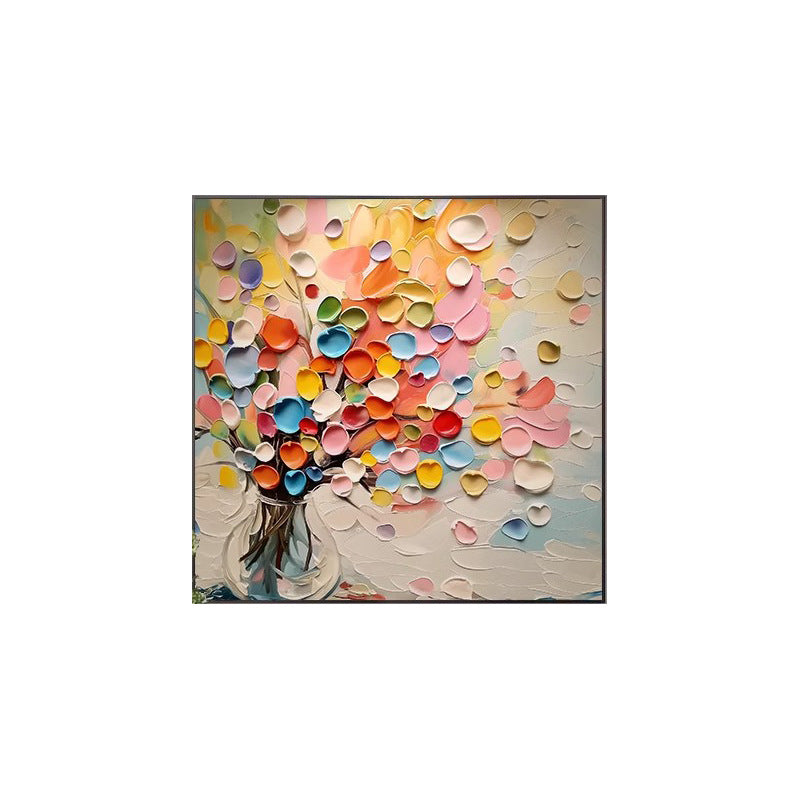 Impressionistic Floral Canvas Art Homeandso