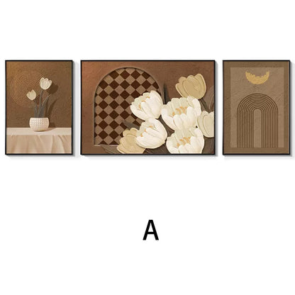 Artistic Three-Piece Framed Wall Art Set Homeandso