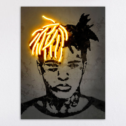 Neon Illumination Street Art Print Homeandso