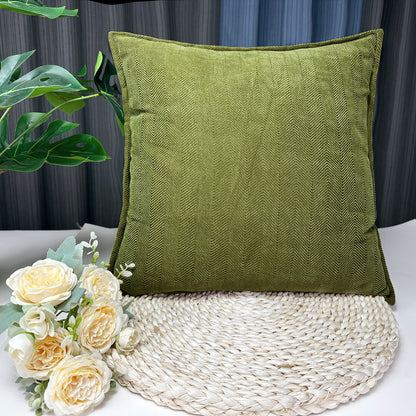 Textured Herringbone Design Throw Pillow