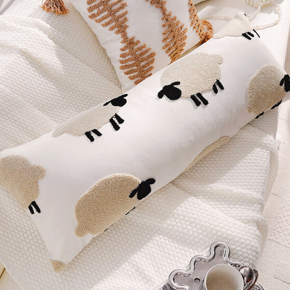 Decorative Sheep-Themed Throw Pillow
