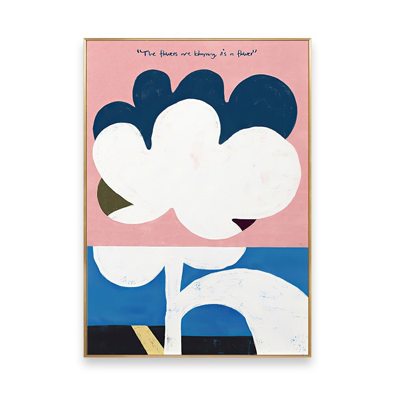 Chic Modern Floral Wall Art Homeandso