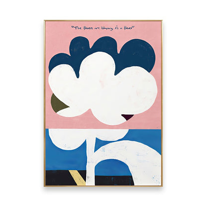 Chic Modern Floral Wall Art Homeandso