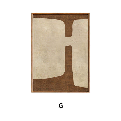 Abstract Minimalist Framed Artwork Homeandso