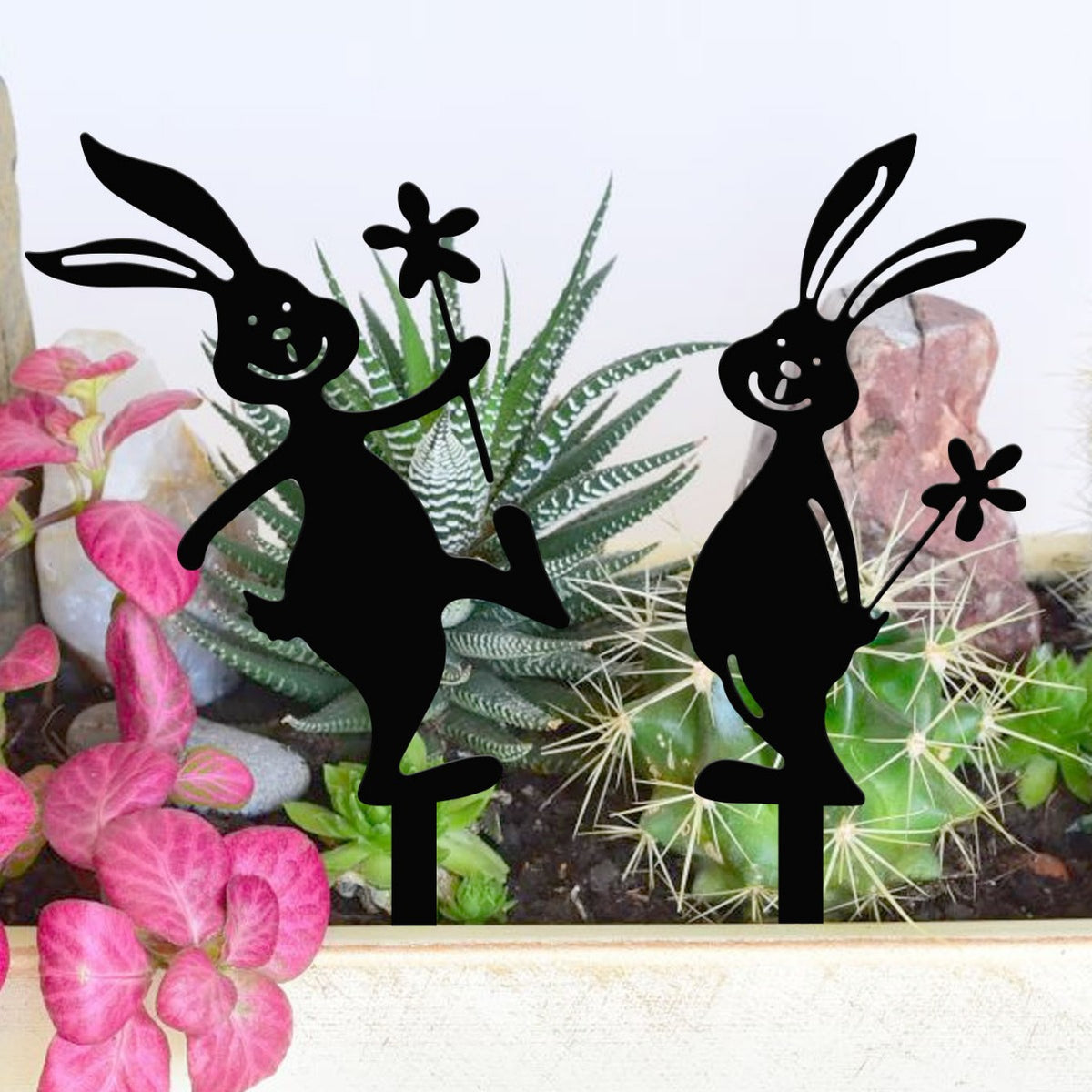 Garden Bunny Decor Stake Homeandso