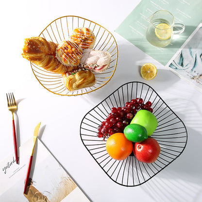 Elegant Gold Wire Decorative Bowl Homeandso