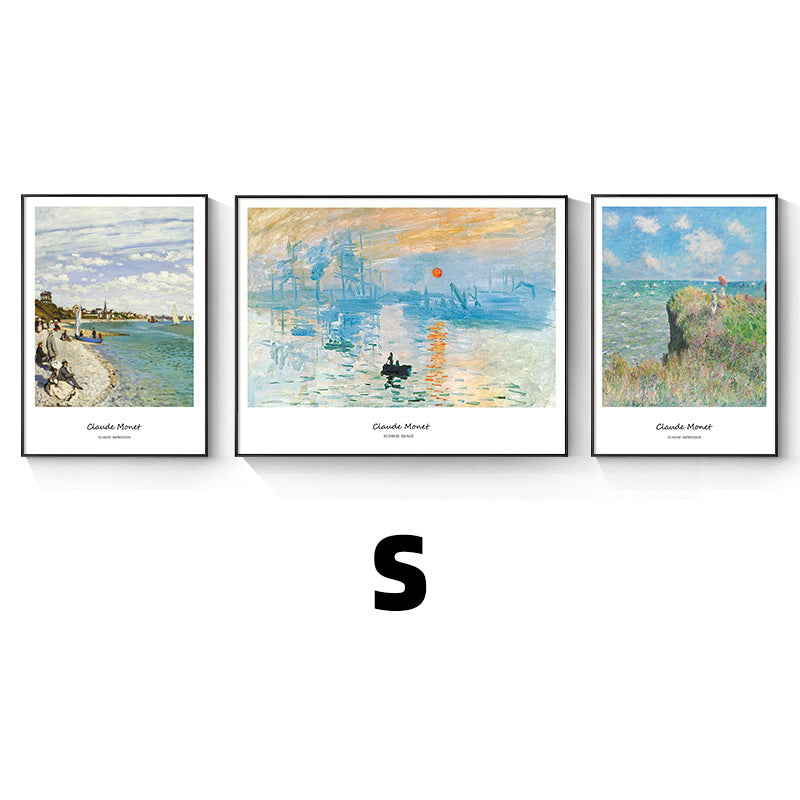 Framed Impressionist Landscape Art Set Homeandso