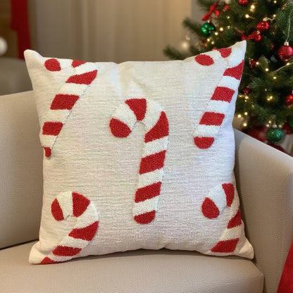 Festive Patterned Decorative Pillow