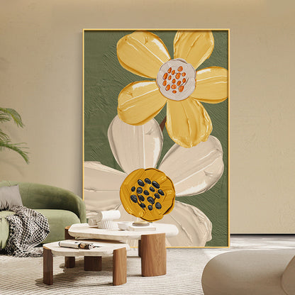 Framed Floral Textured Wall Art Homeandso