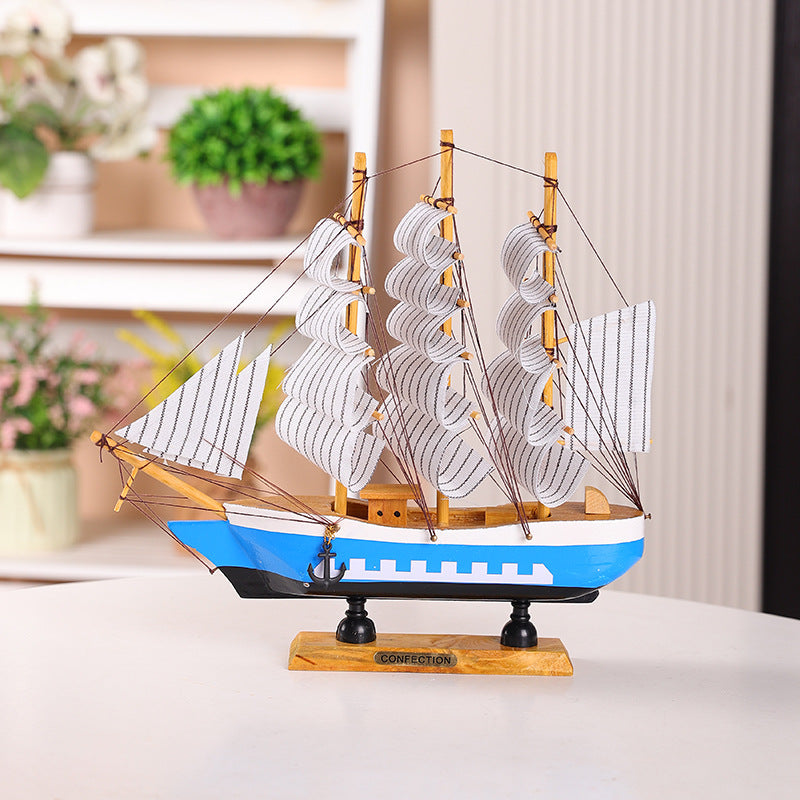 Decorative Wooden Sailing Ship Model Homeandso 1788262945