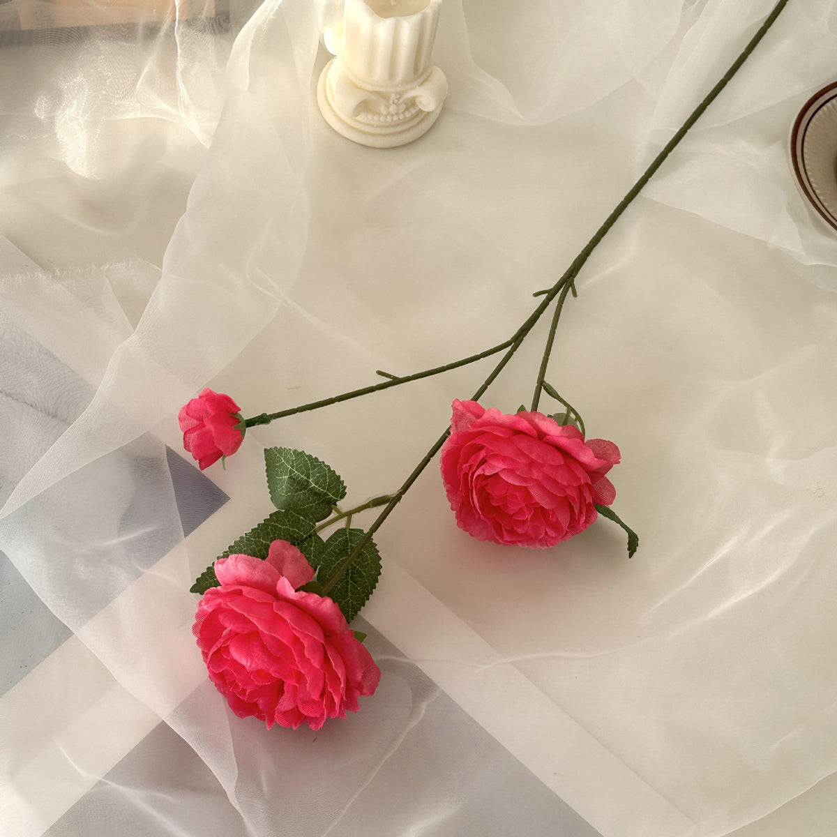 Decorative Silk Flower Stem