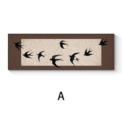 Artful Bird Silhouettes Framed Wall Decor Homeandso