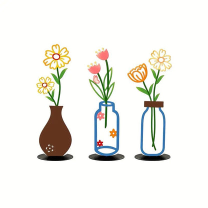 Decorative Metal Flower Holder Homeandso