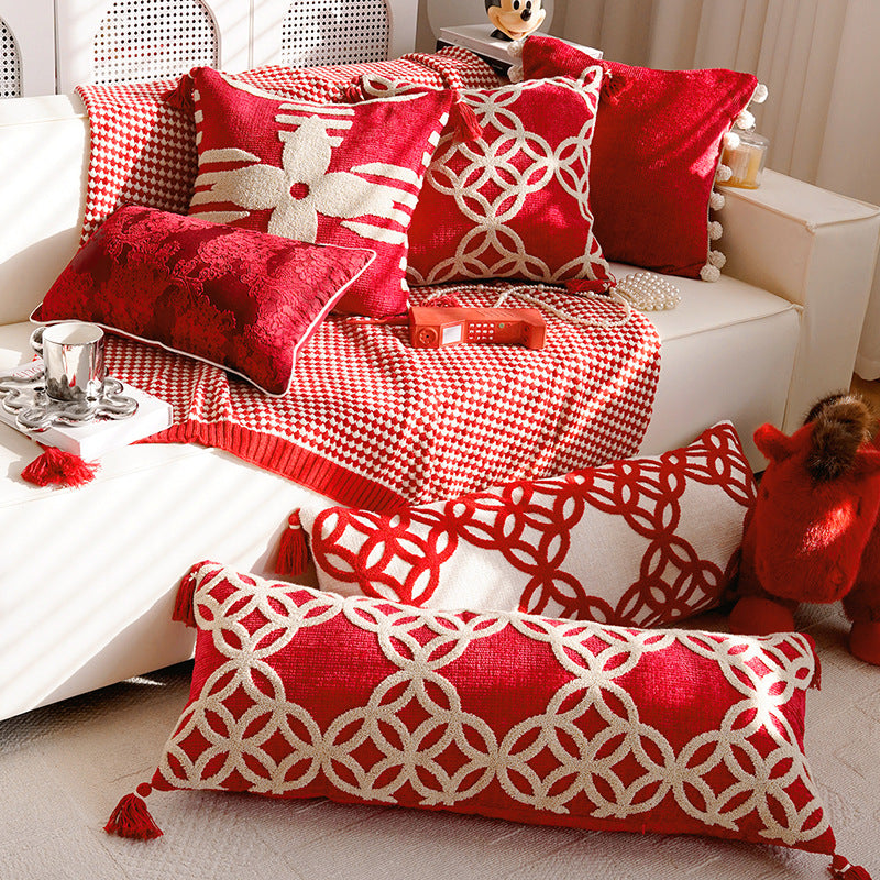 Artistic Patterned Decorative Throw Pillow