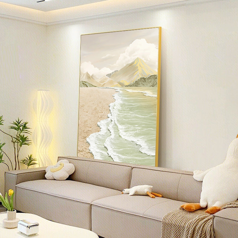 Abstract Scenic Coastal Landscape Art Print Homeandso