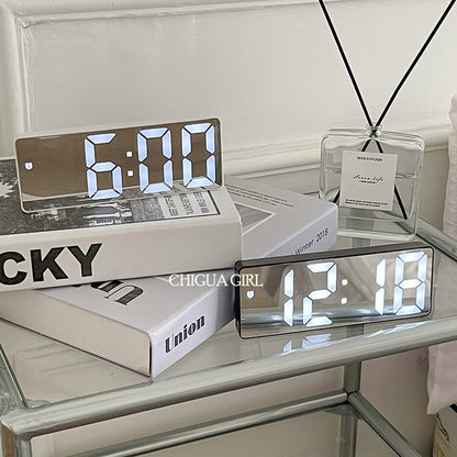 Digital Desk Clock with Adjustable Brightness