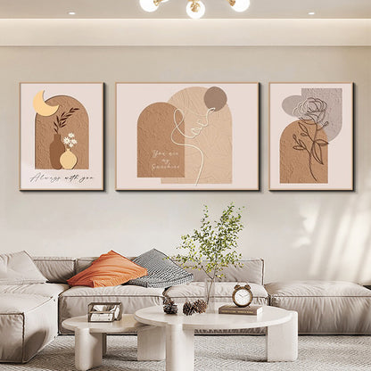 Decorative Three-Piece Art Print Set Homeandso