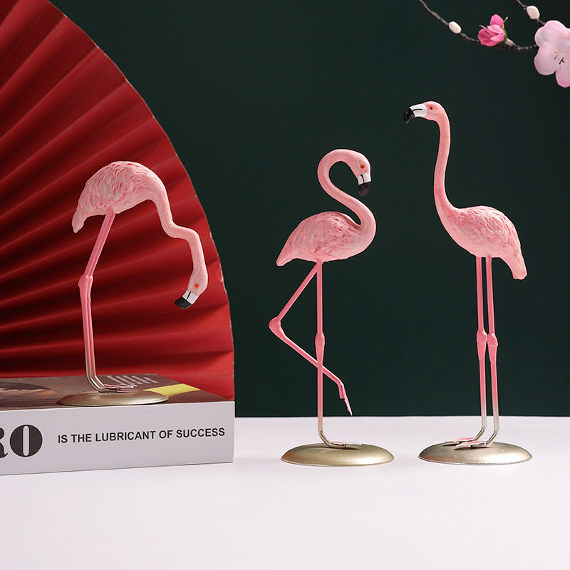 Decorative Flamingo Figurine Homeandso
