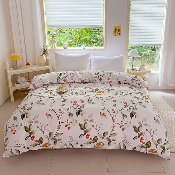 Luxury Floral Print Bedding Set