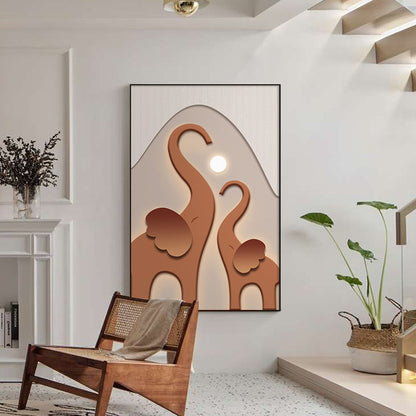 Artistic Elephant Framed Wall Art Homeandso
