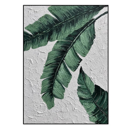 Tropical Leaf Canvas Artwork Homeandso