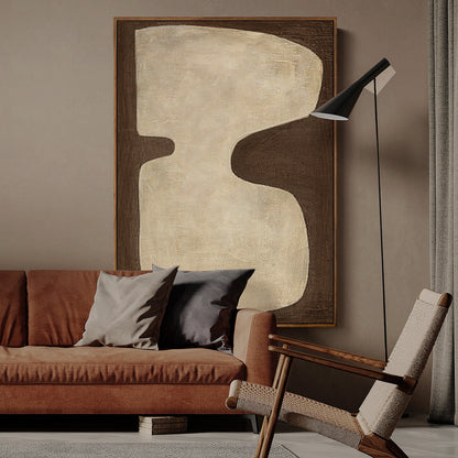 Abstract Minimalist Framed Artwork Homeandso