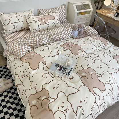 Playful Animal-Themed Bed Linen Set
