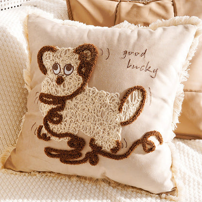 Decorative Floral Pattern Pillow