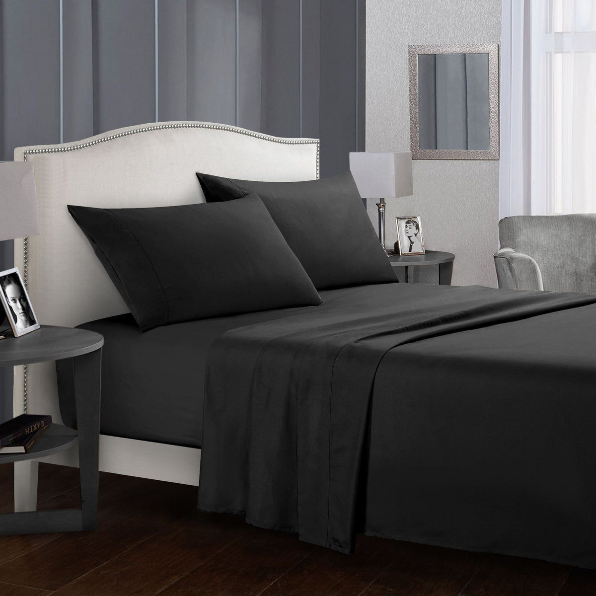 Decorative Luxury Microfiber Bed Sheet Set Homeandso