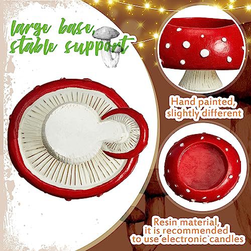 Decorative Mushroom Shaped Planter Homeandso