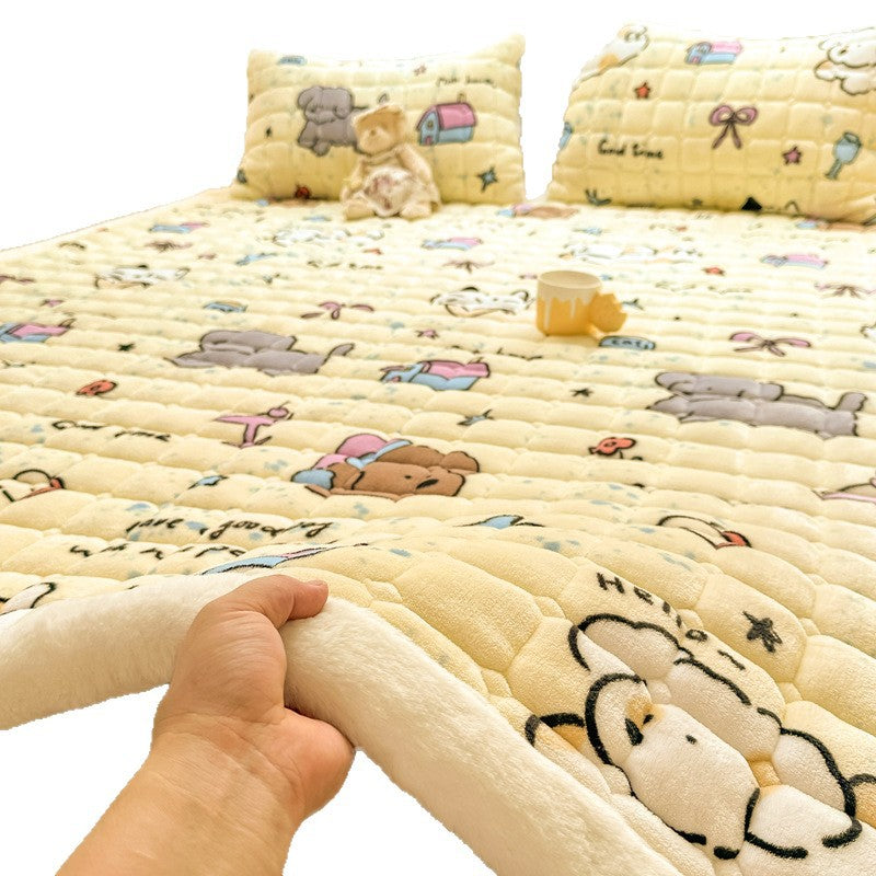 Plush Cartoon-Themed Blanket Homeandso