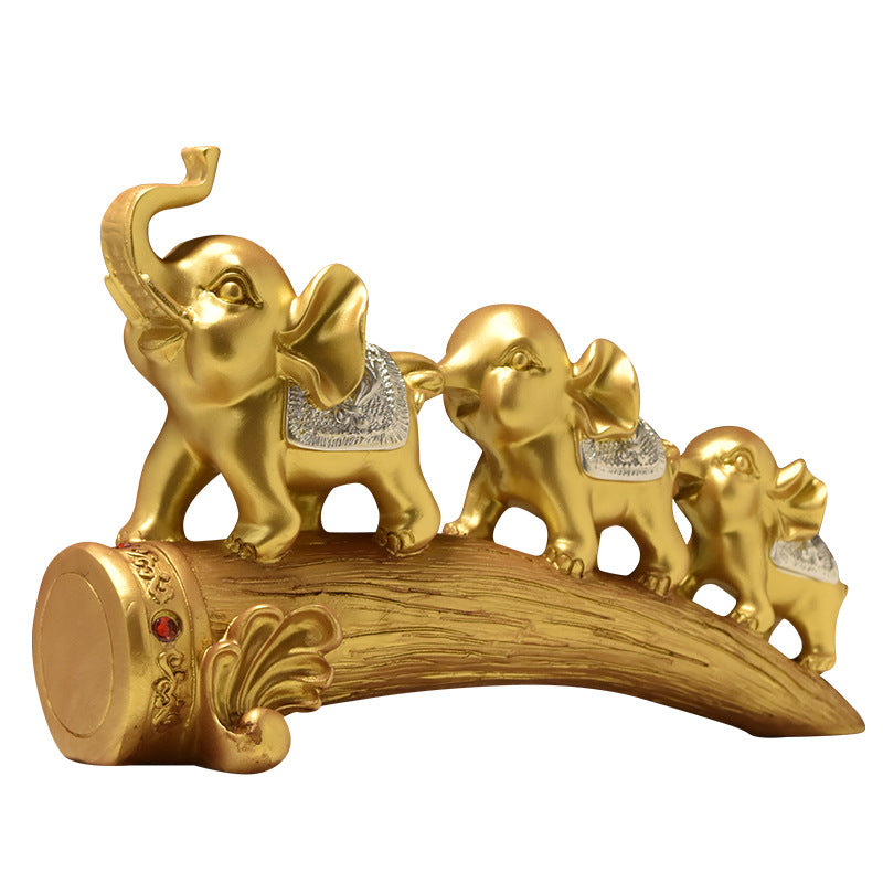 Decorative Elephants Family Figurine Homeandso